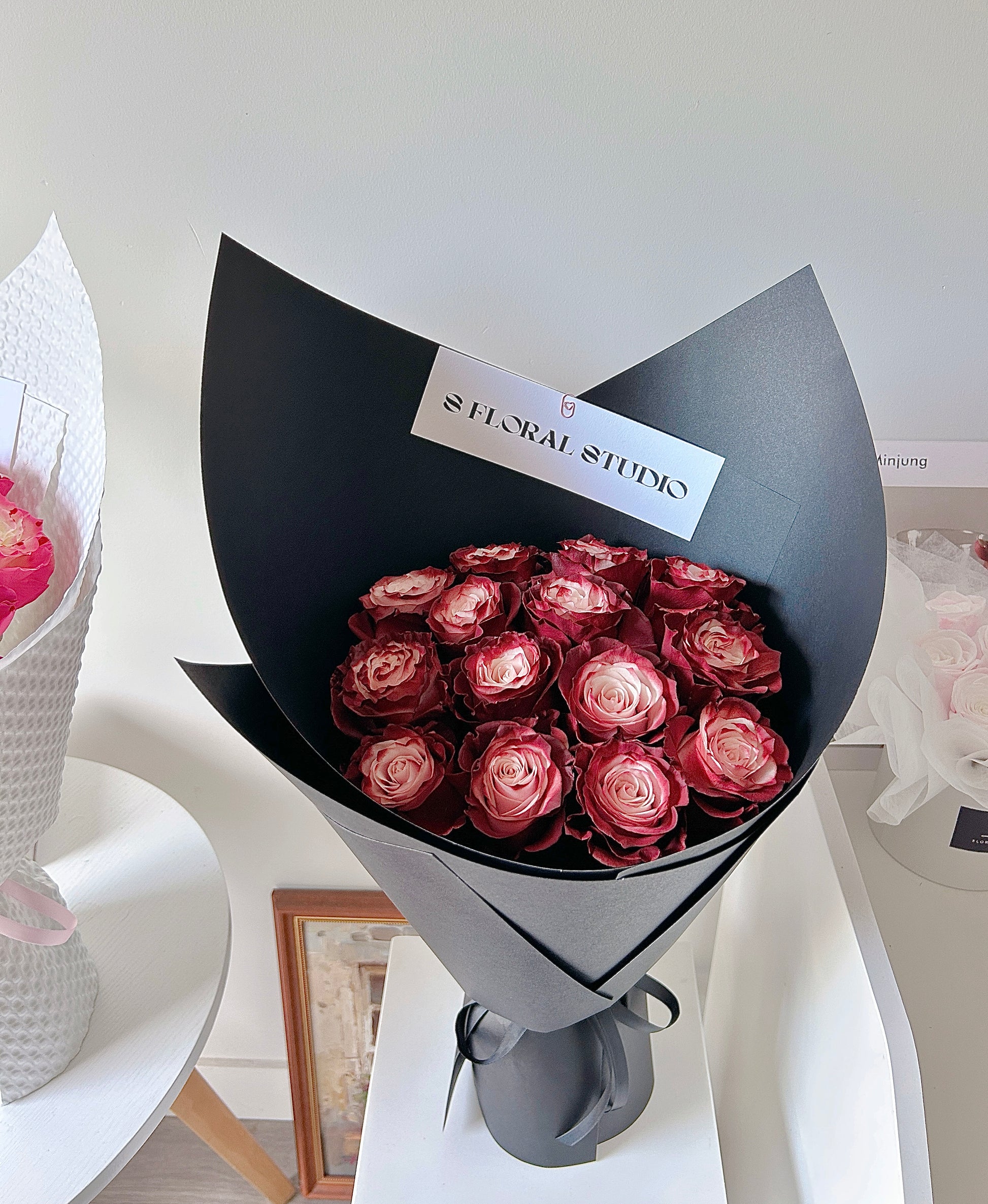 Red Wine Roses Bouquet
