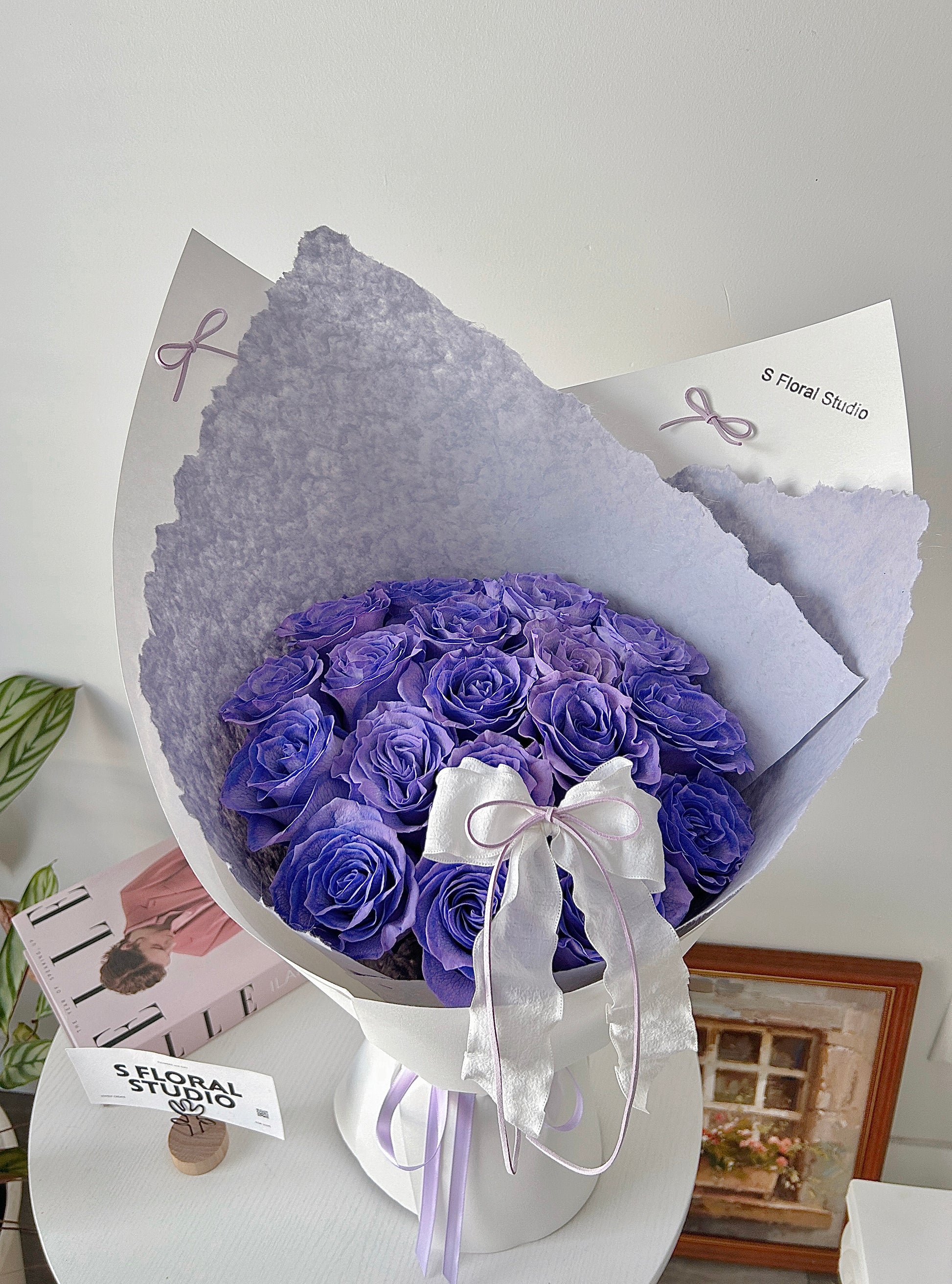 Sweet Lavender Roses Bouquet