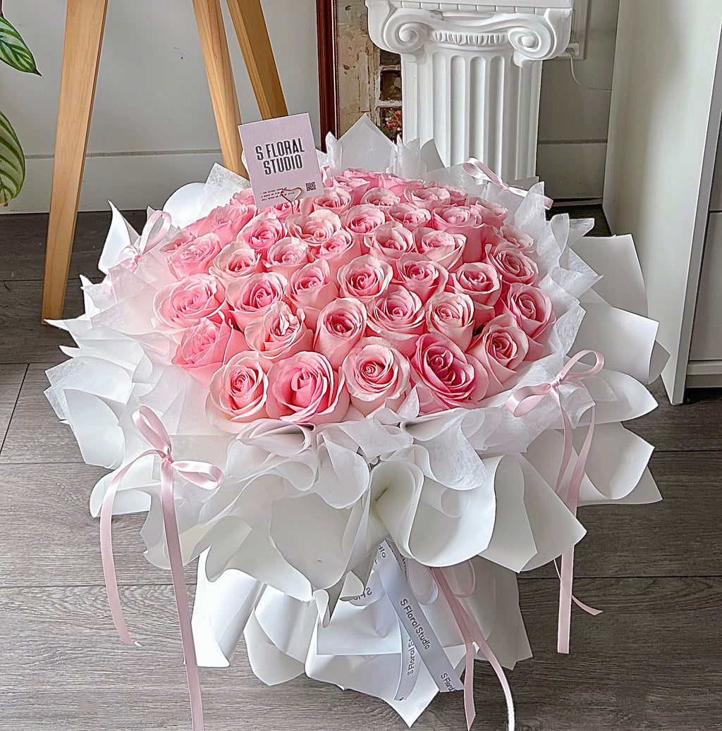 Pink rose Bouquet 39
