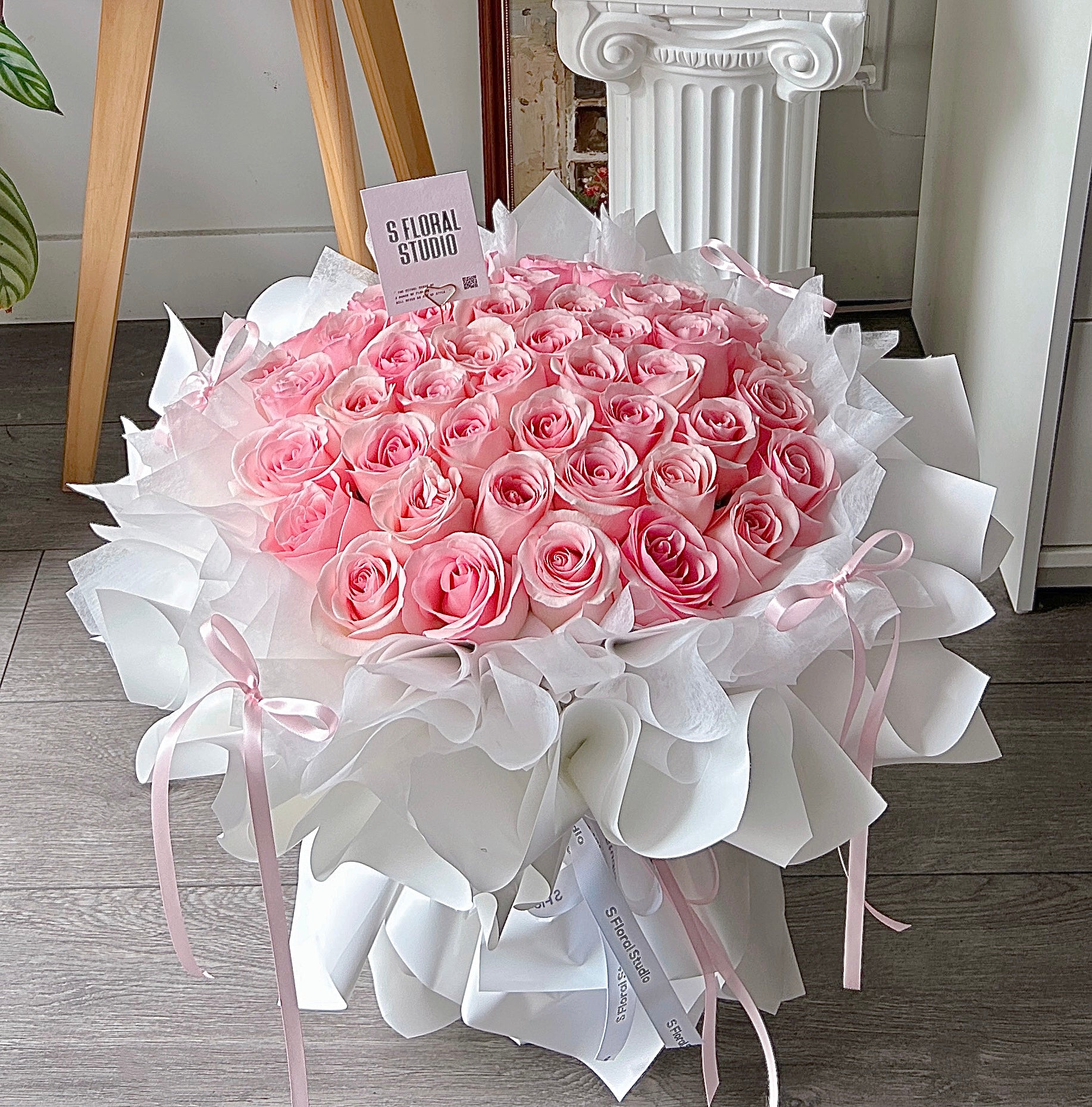 Pink rose Bouquet 39