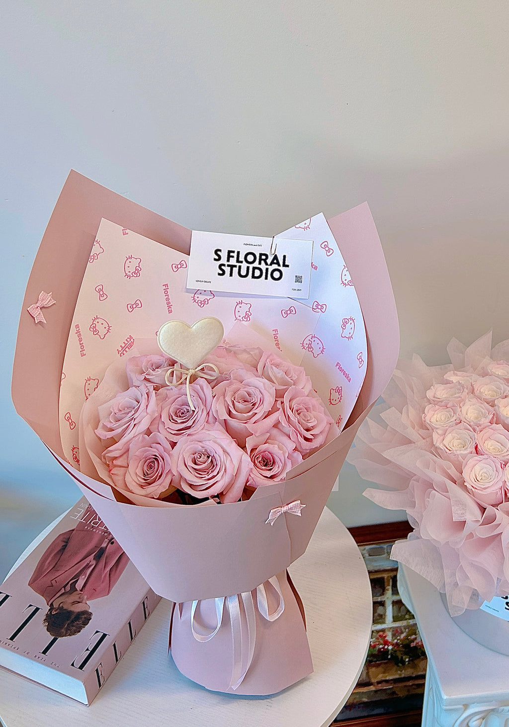 Dusty pink roses Bouquet