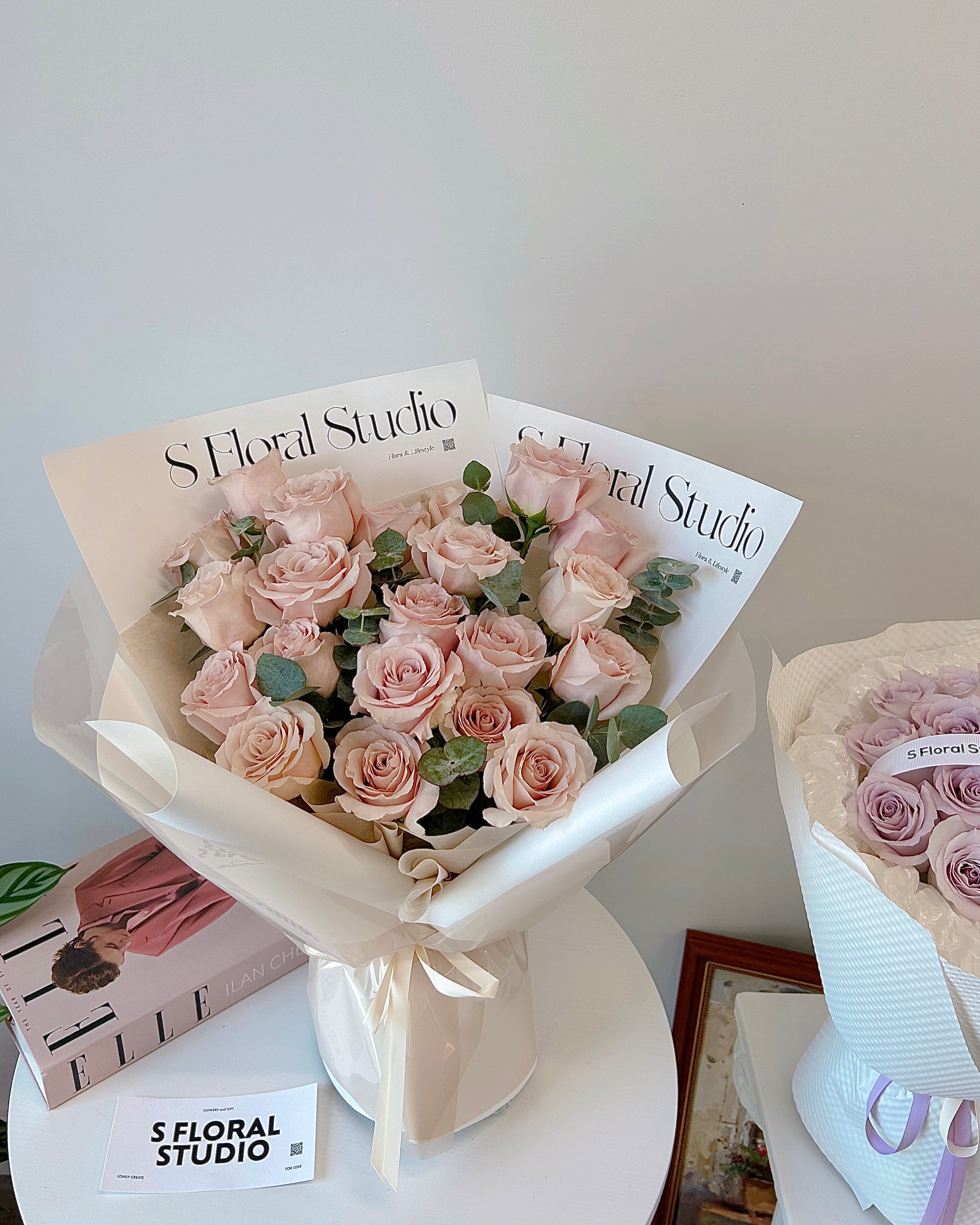 RoseSandwichさま Quicksand Rose bouquet – S Floral Studio
