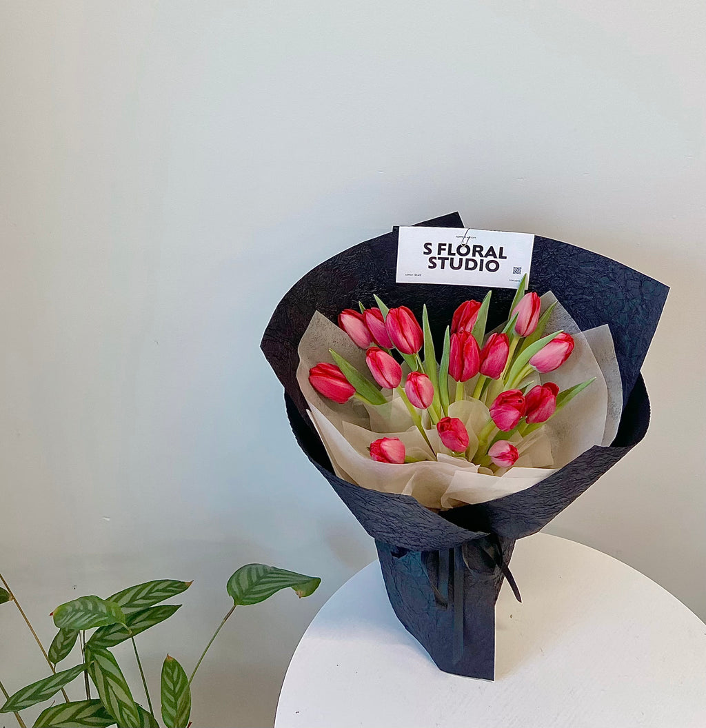 Red Tulips Bouquet