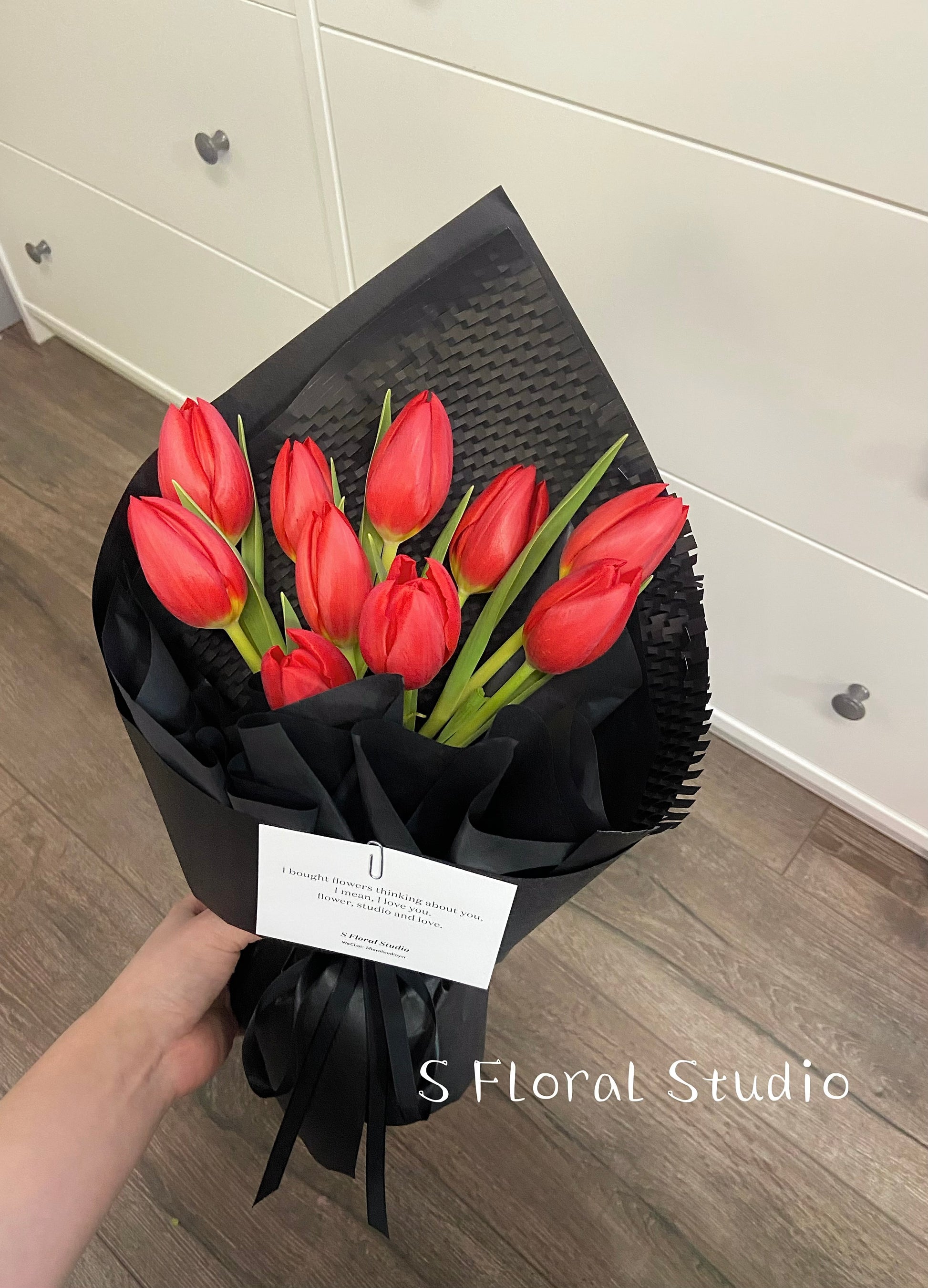 Red Tulips Bouquet