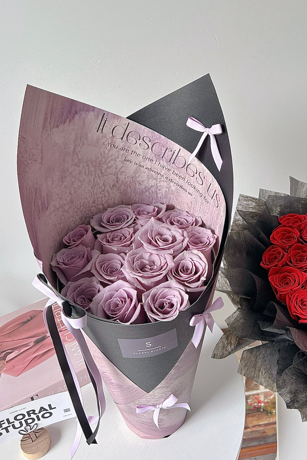 Lavender Roses Cone