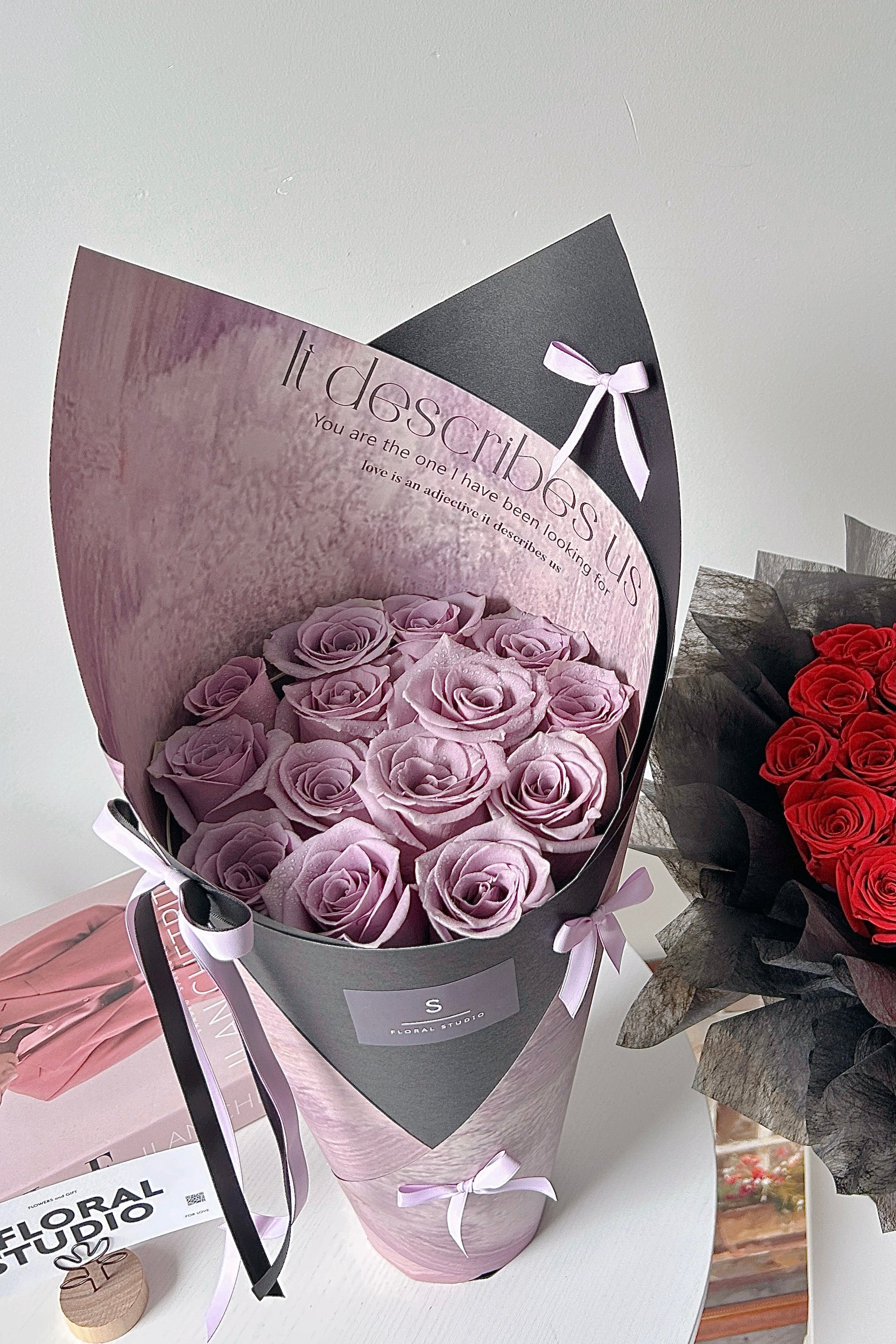 Lavender Roses Cone