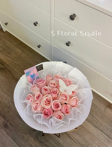 Pink Rose Bouquet 21