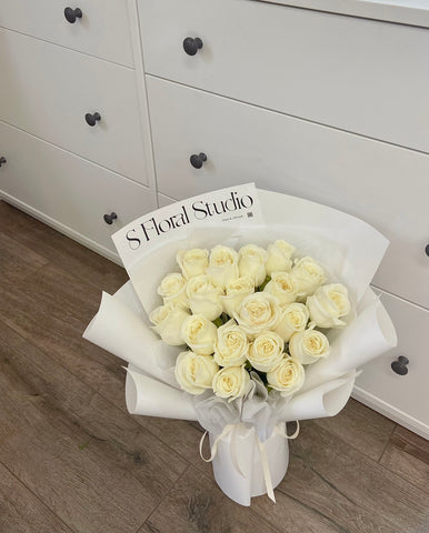 White Roses Bouquet