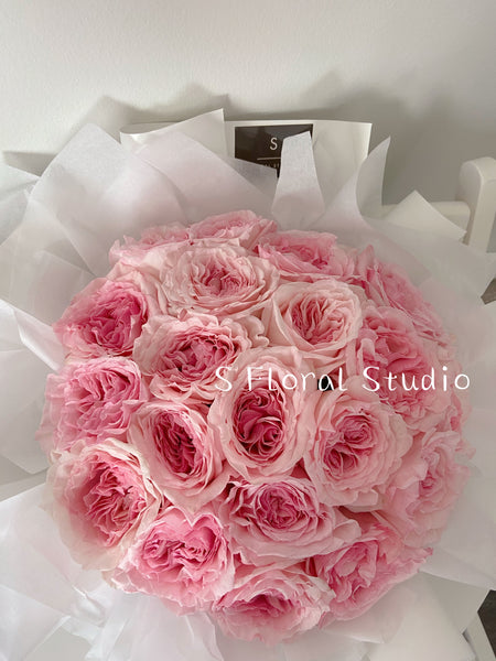 Pink O'hara Roses Bouquet