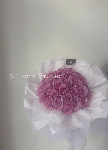 Purple Roses Bouquet